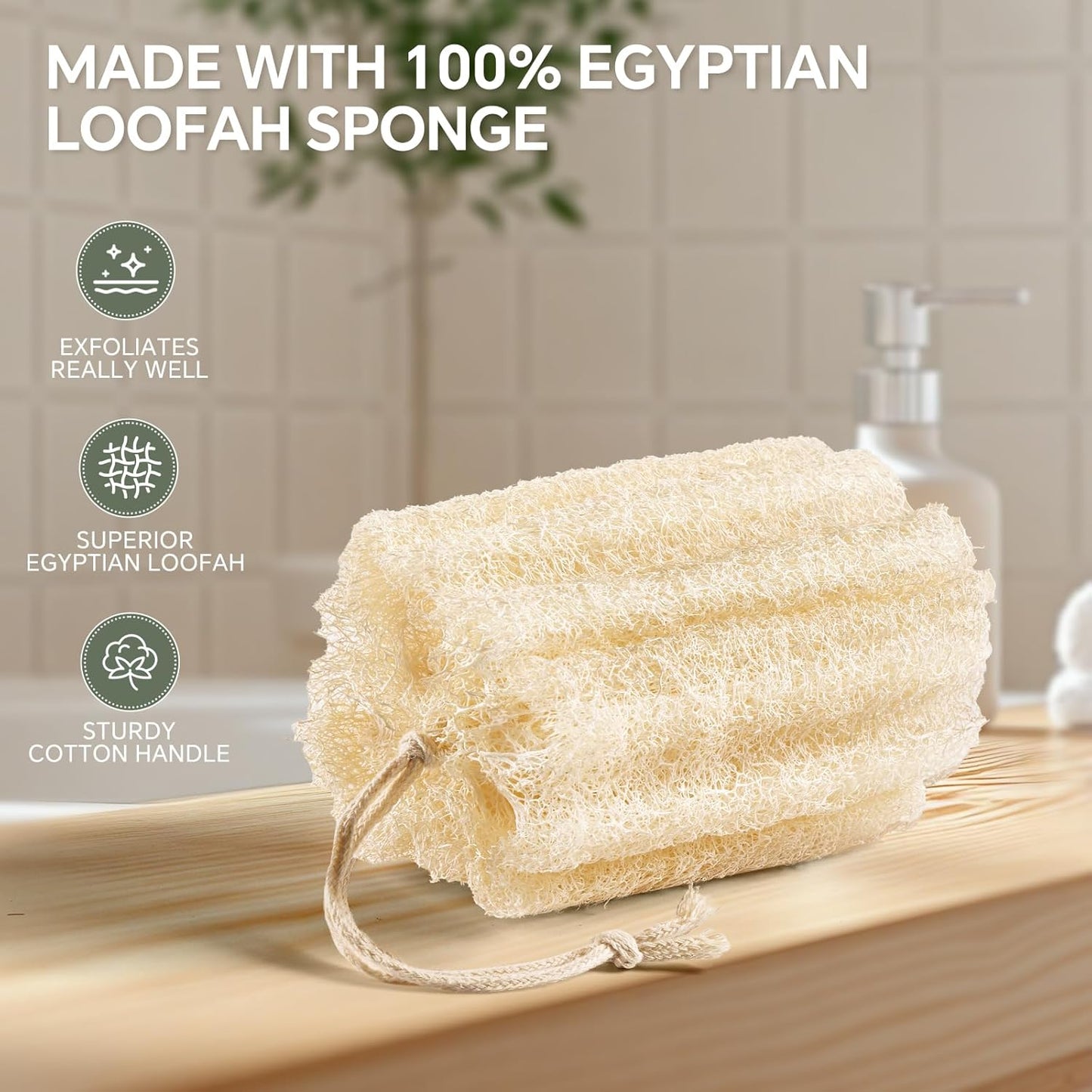Egyptian Glow Natural Loofah